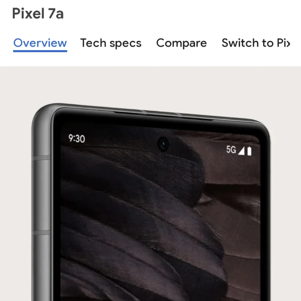 Google Pixel 7a Smart Phone